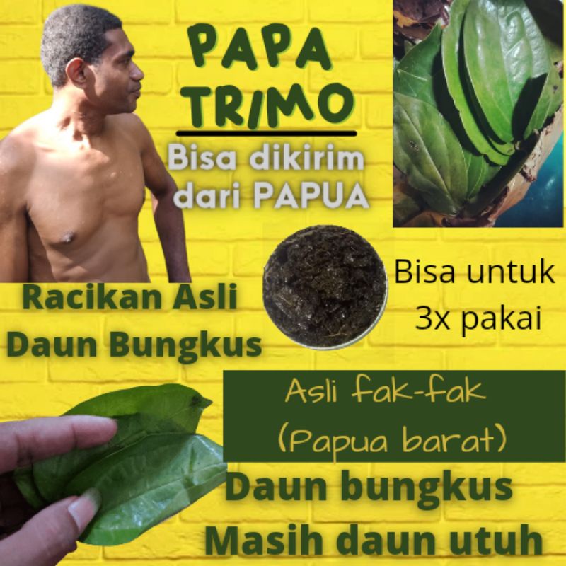 TERLARIS DAUN BUNGKUS PAPUA PEMBESAR PENIS PENNIS VENIS PERMANENT CV.SH HERBAL