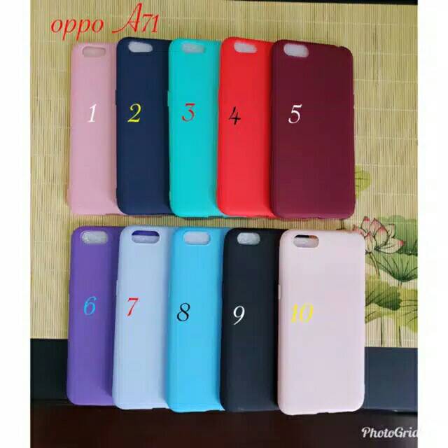 Softcase oppo a71