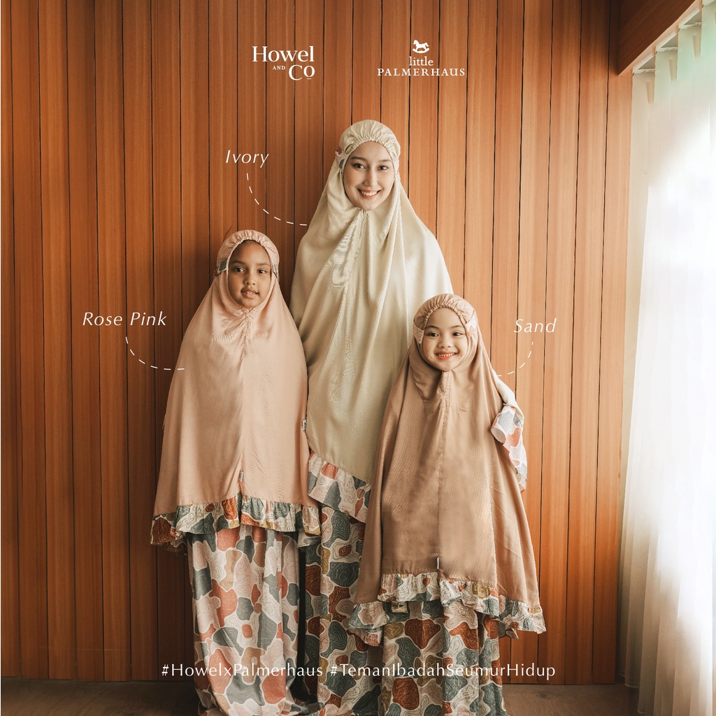 HOWEL &amp; CO X LITTLE PALMERHAUS - Love-Bound Kids Mukena