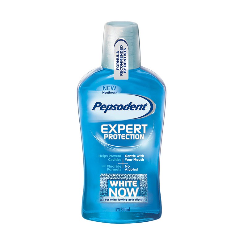 Pepsodent Mouthwash Expert White Now 300 Ml