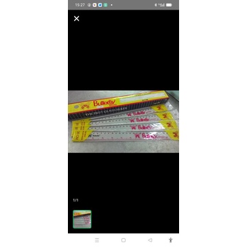 

garisan 30 cm plastik butterfly