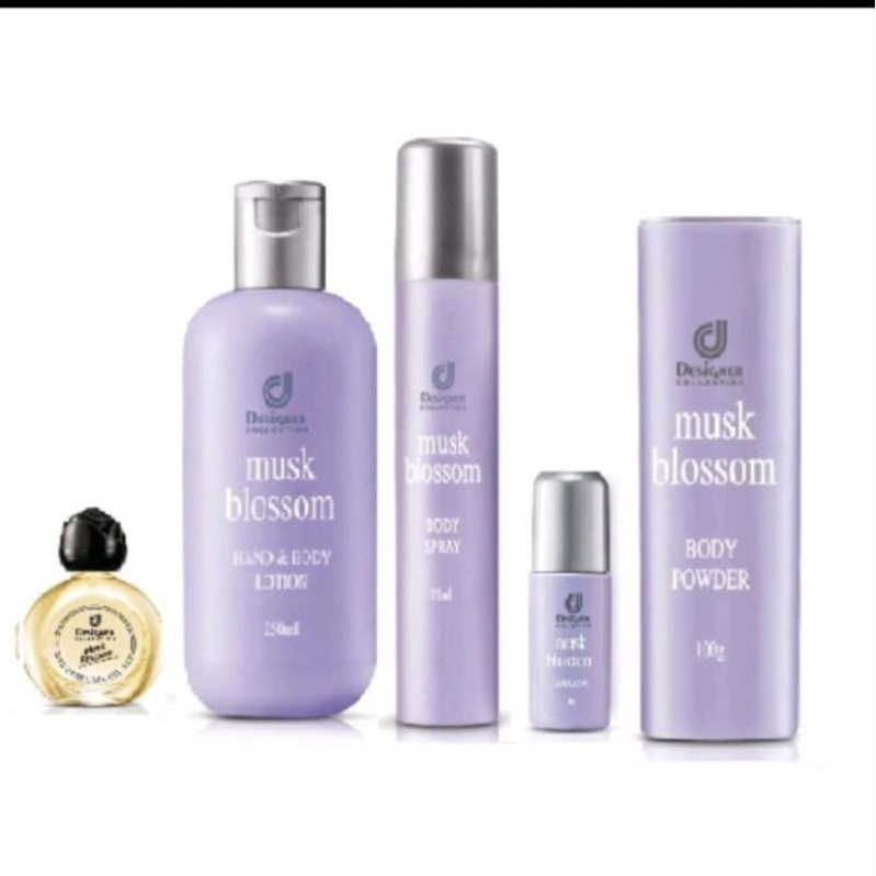LOTION MUSK BLOSSOM 100% Original Designer Collection Musk Blossom Hand & Body Lotion 250ml