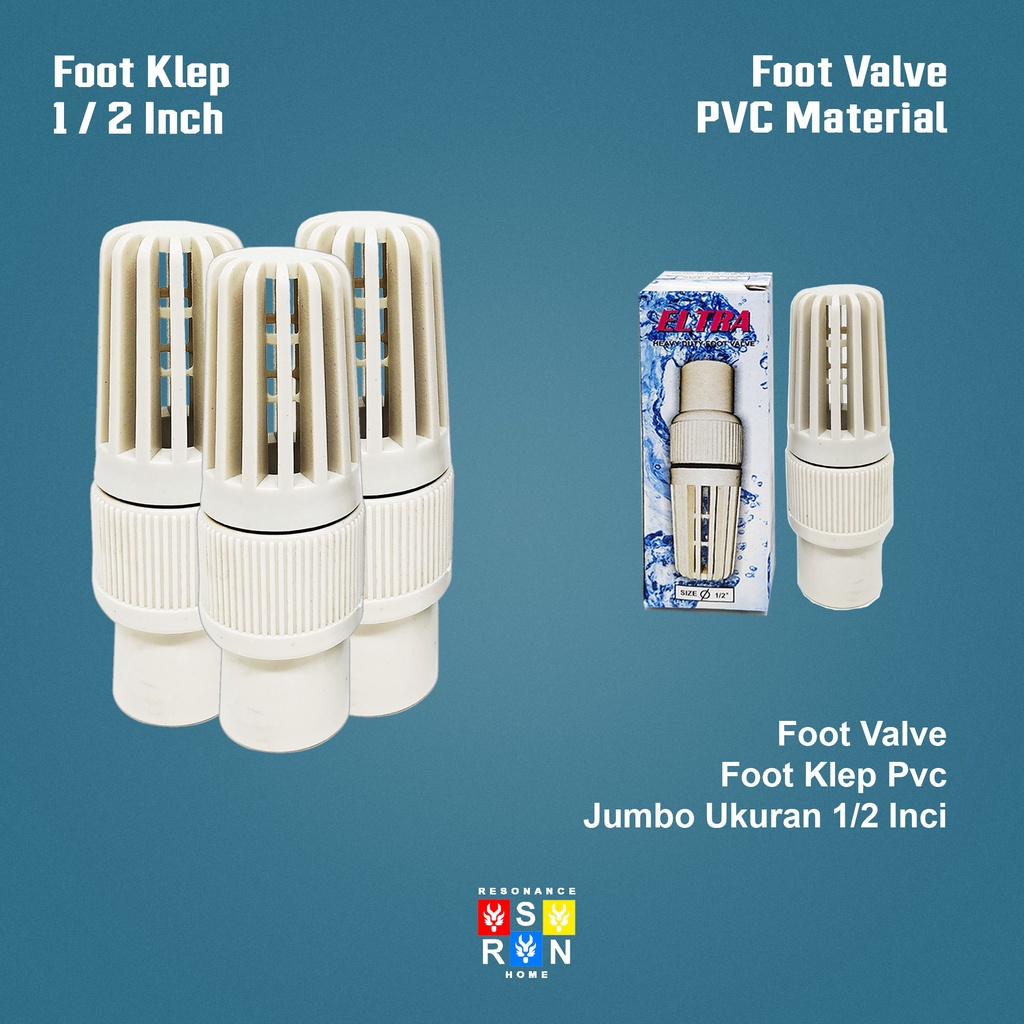 Foot Klep / Foot Valve Jumbo Ukuran 1/2 Inci