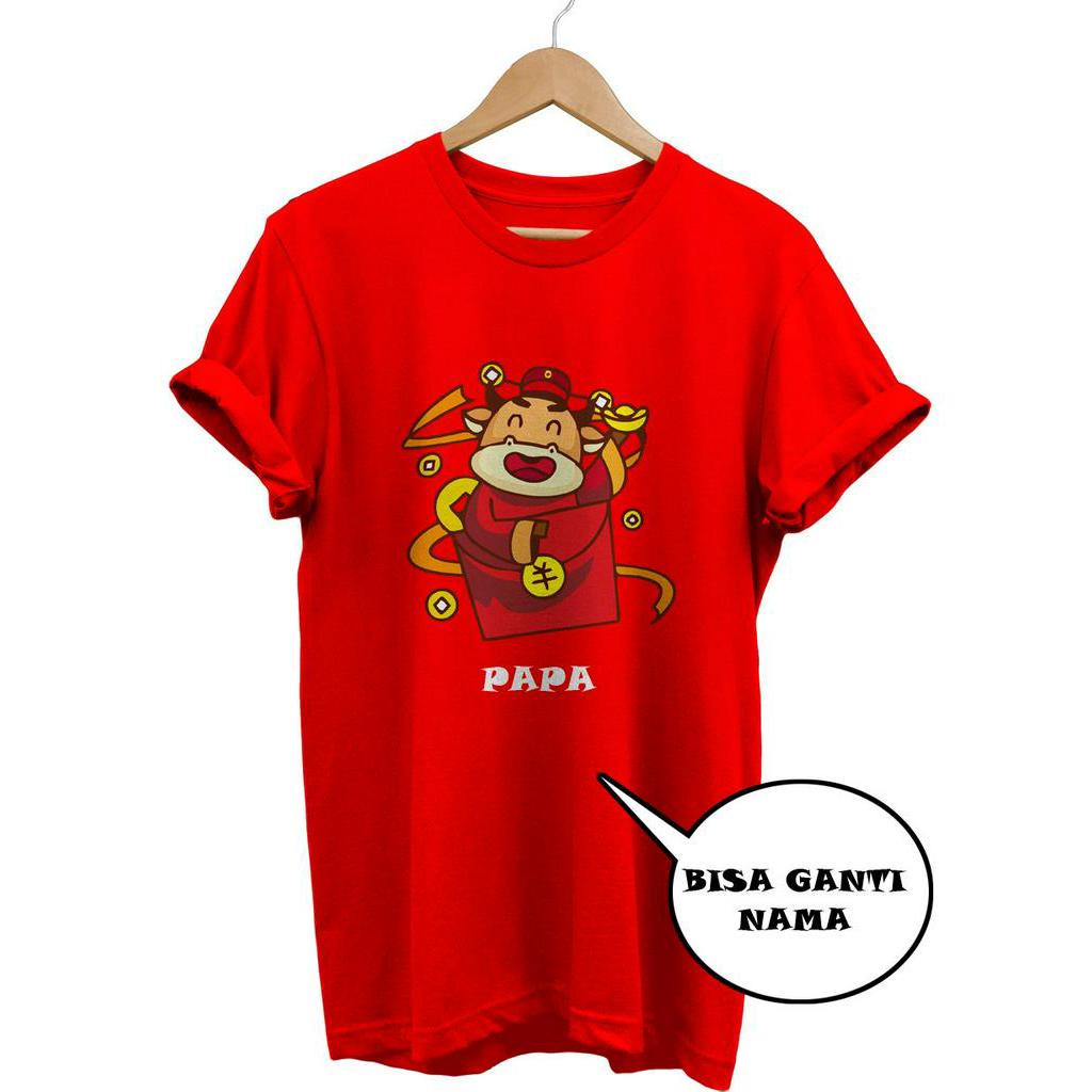 KAOS TSHIRT SINCIA IMLEK 2021 ANGPAO katun COMBED 30S baju imlek