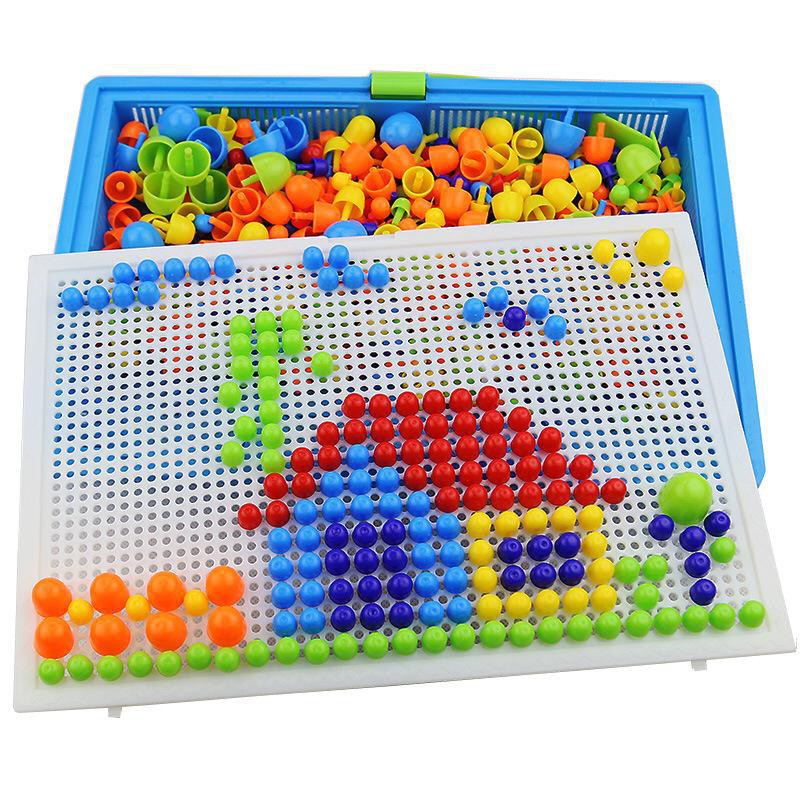 BBS Mosaic 3D 296 Pcs Jamur Colourful Edukasi Puzzle Jamur Creative Anak Kreatif