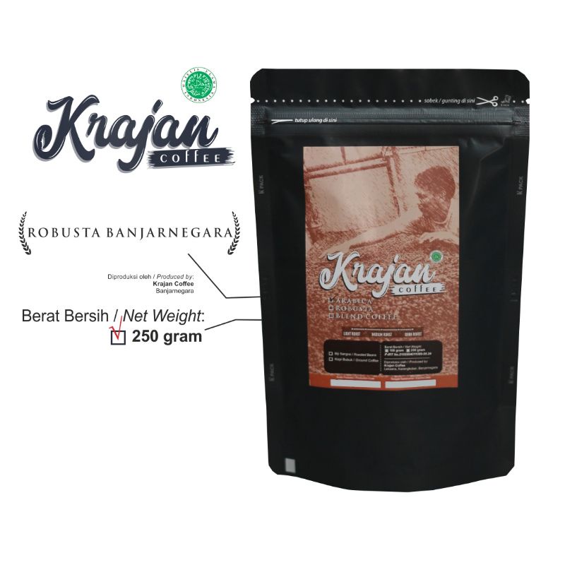 

Robusta Banjarnegara - Kopi Robusta - Krajan Coffee