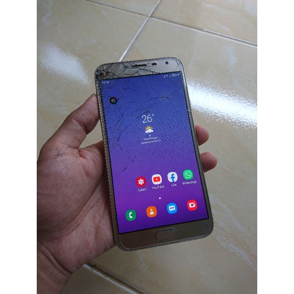 Samsung J4 minus lcd - mesin samsung j4 normal - Hp minus LCD - Hp rusak retak pecah - Hp minus mura