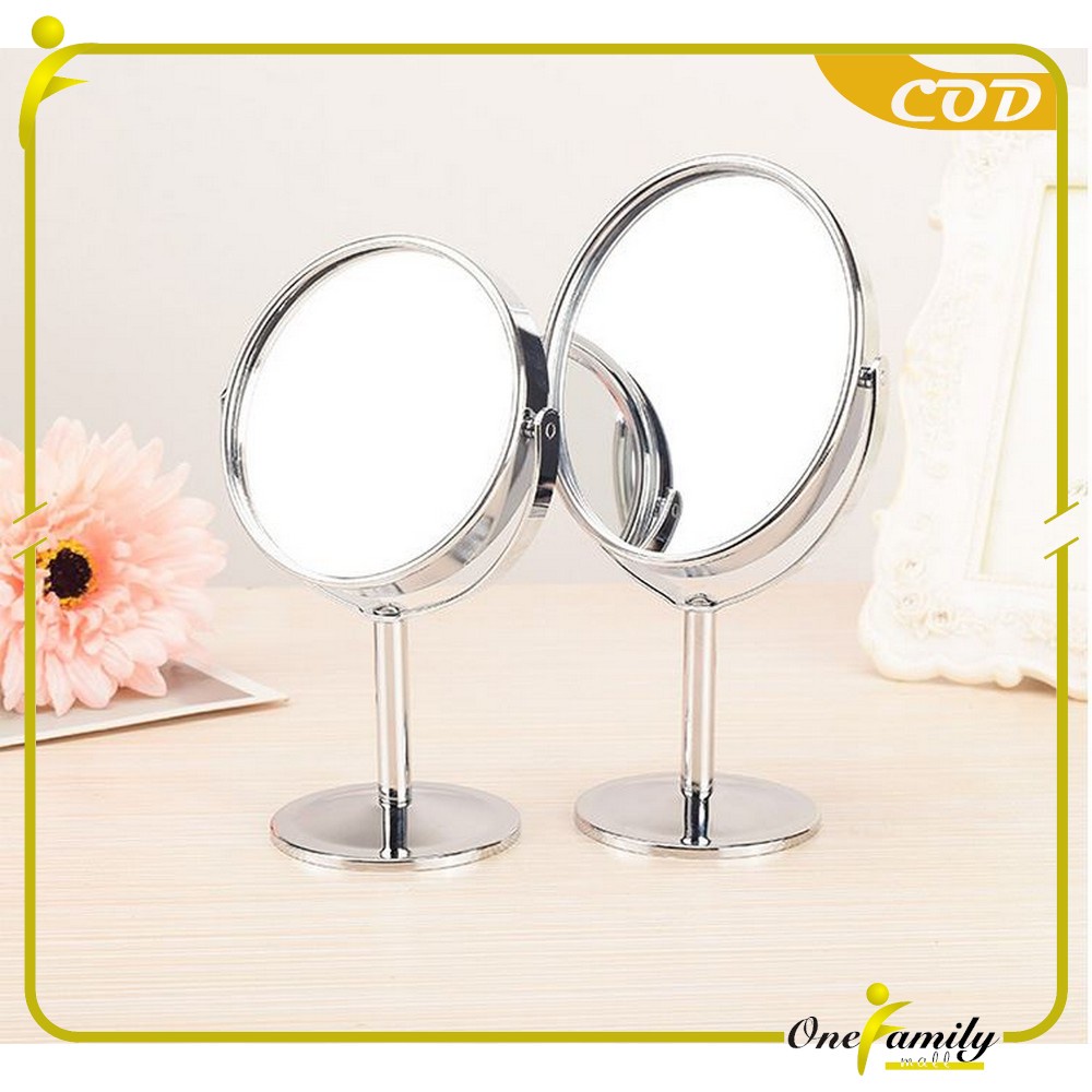 	 ONE-K87 Kaca Cermin Makeup Meja Standing Mirror Cermin 2 Sisi Kaca Rias Make Up Putar / Cermin Meja / Kaca Make up	
