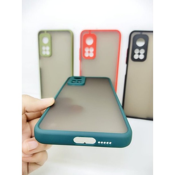 Soft Case Xiaomi Mi 10T / Pro My ChoiceAero Color Button Matte Camera Frame