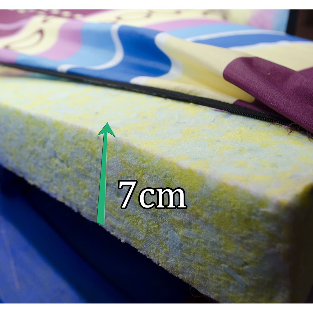Kasur lipat rebonded/kasur busa padat ukuran 100x200x7cm