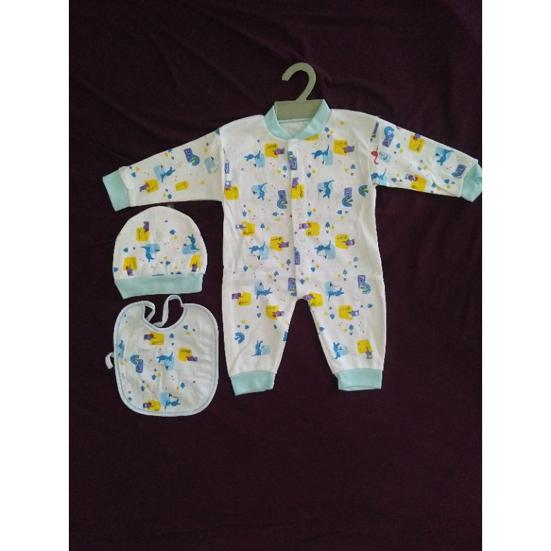 Baju bayi baju jumper bayi baru lahir Set baju panjag bayi