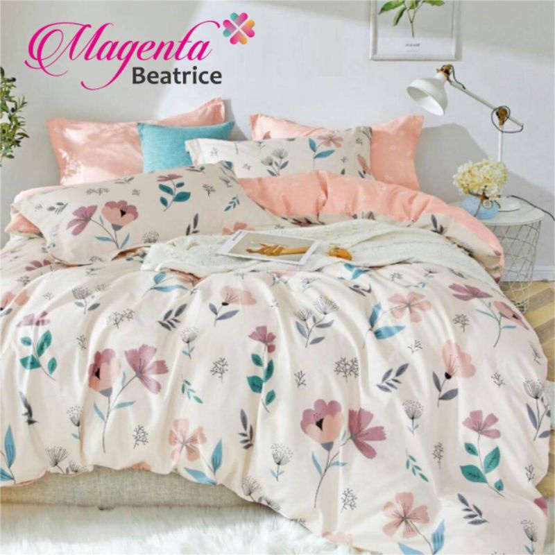 Sprei katun magenta 160/180x200x35–45cm