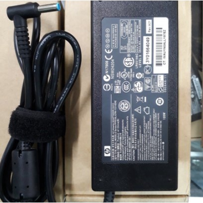 ADAPTOR CHARGER LAPTOP HP 19.5V 6.15A BLUE PIN 4.5x3.0mm ORIGINAL