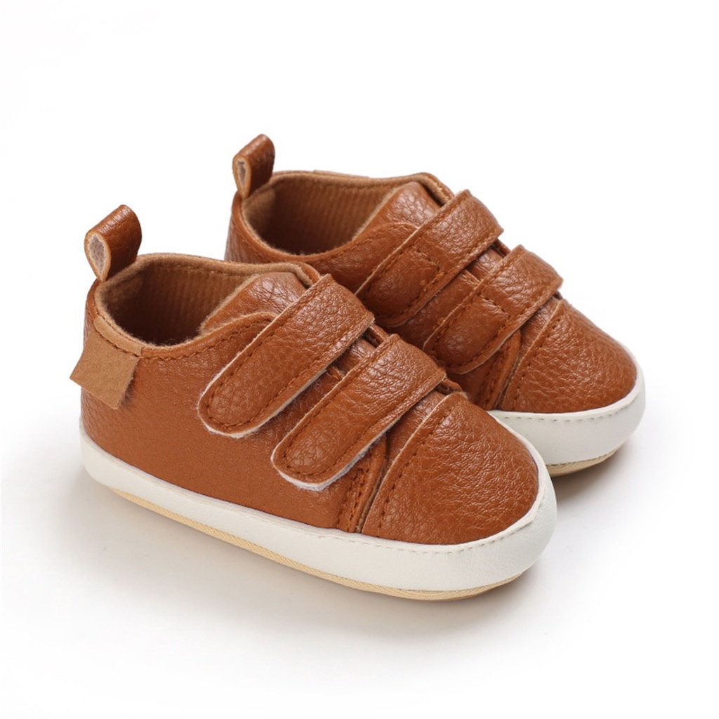 Sepatu Anak Laki Laki &amp; Perempuan Sepatu Bayi VELCRO TYPE 003 PU Leather - Sepatu Balita Casual Import