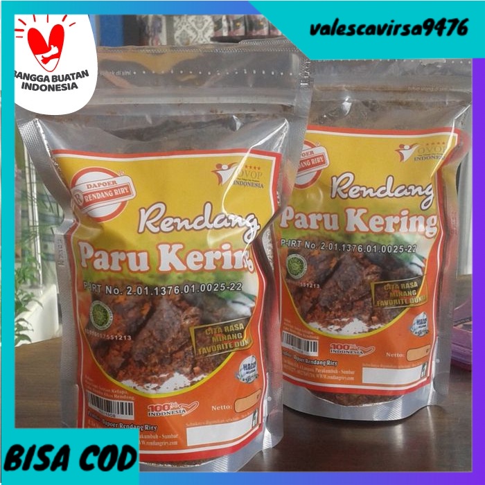 

⭐BISA COD⭐ RENDANG PARU KERING