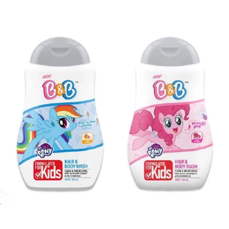 Eskulin | B&amp;B Kids Hair Body Wash Botol 280 ml | Refill 280 ml (KI)