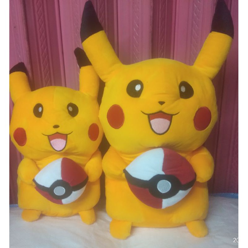 Boneka Pokemon Bola Bahan halus Size L XL