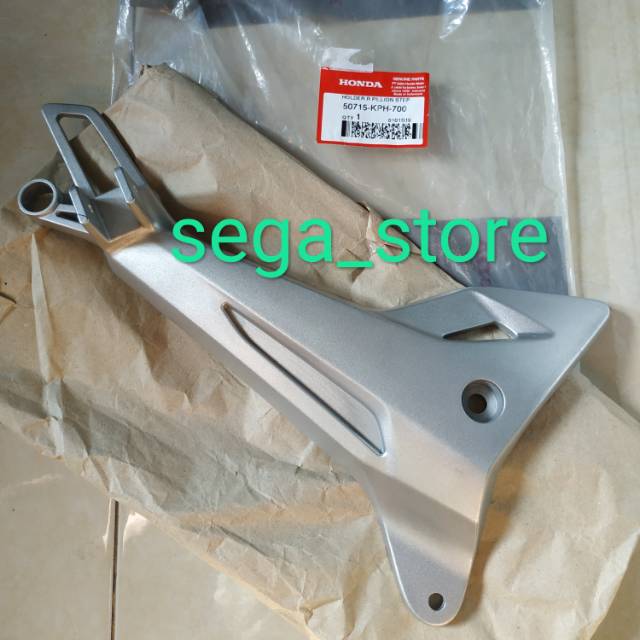 Dudukan footstep barstep belakang kanan honda supra x 125 ori original AHM 50715-KPH-700