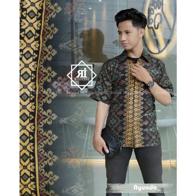 Kemaja Batik pria lengan Pendek / Hem Batik Modern / Kemeja Terlaris