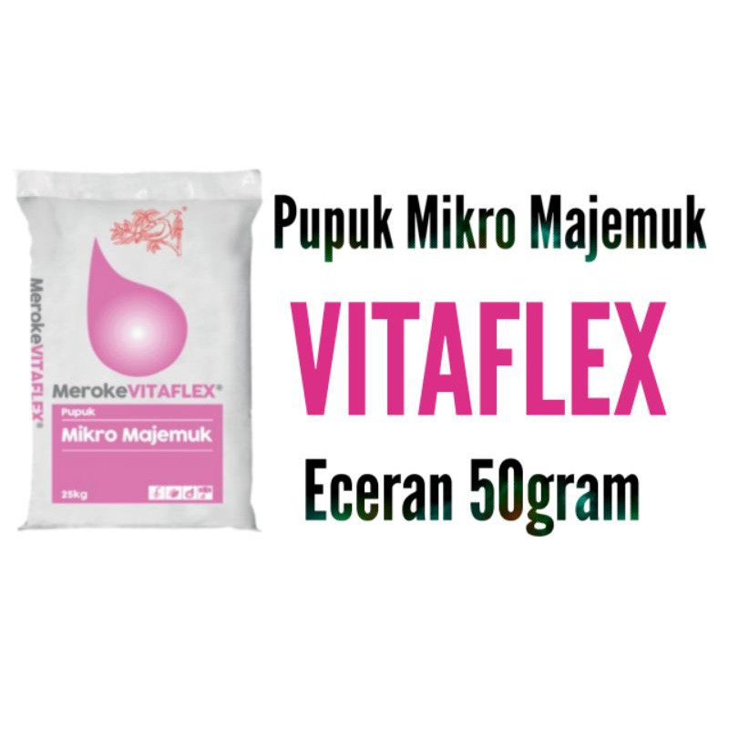 Jual Pupuk Mikro Majemuk Vitaflex Kemasan Eceran Gram Shopee Indonesia