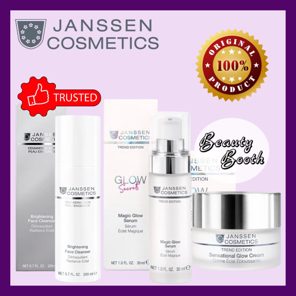 JANSSEN COSMETICS Glow Secrets Series | Serum | Cream | Cleanser