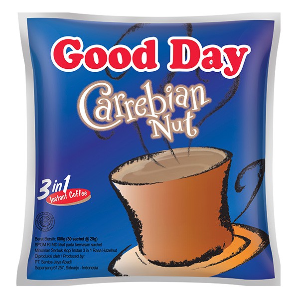 

Good Day 3 In1 Carrebianut Bag30X20Gr