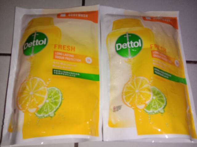 Dettol Body Wash Original dan Fresh Refil 410ml Anti Bakteri