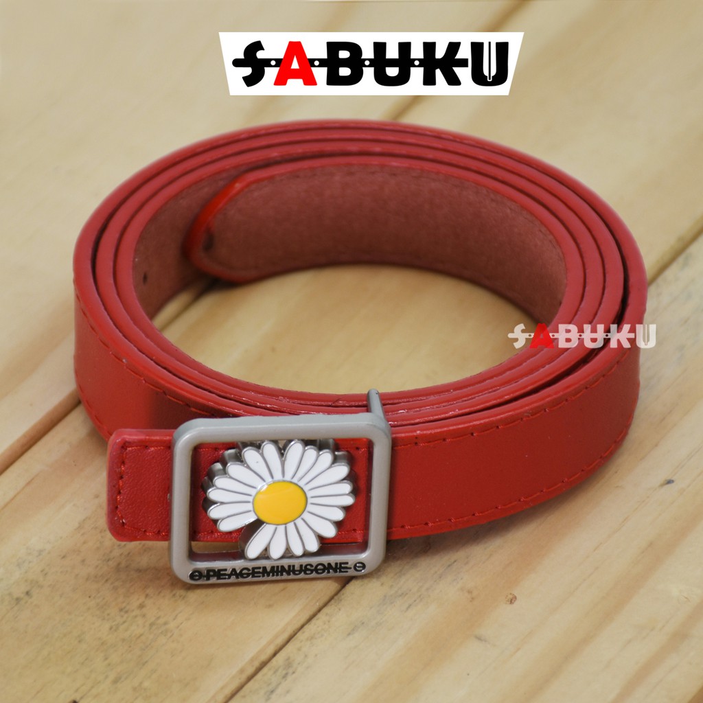 Ikat Pinggang Wanita Bunga DAISY Gaya Korea Fashion Retro Gesper Cewe Aksesoris Fashion Korean - 014