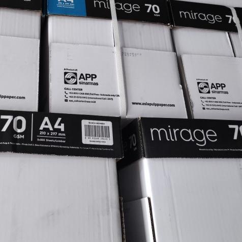 

➷ Kertas A4 70 Gram Mirage ℮