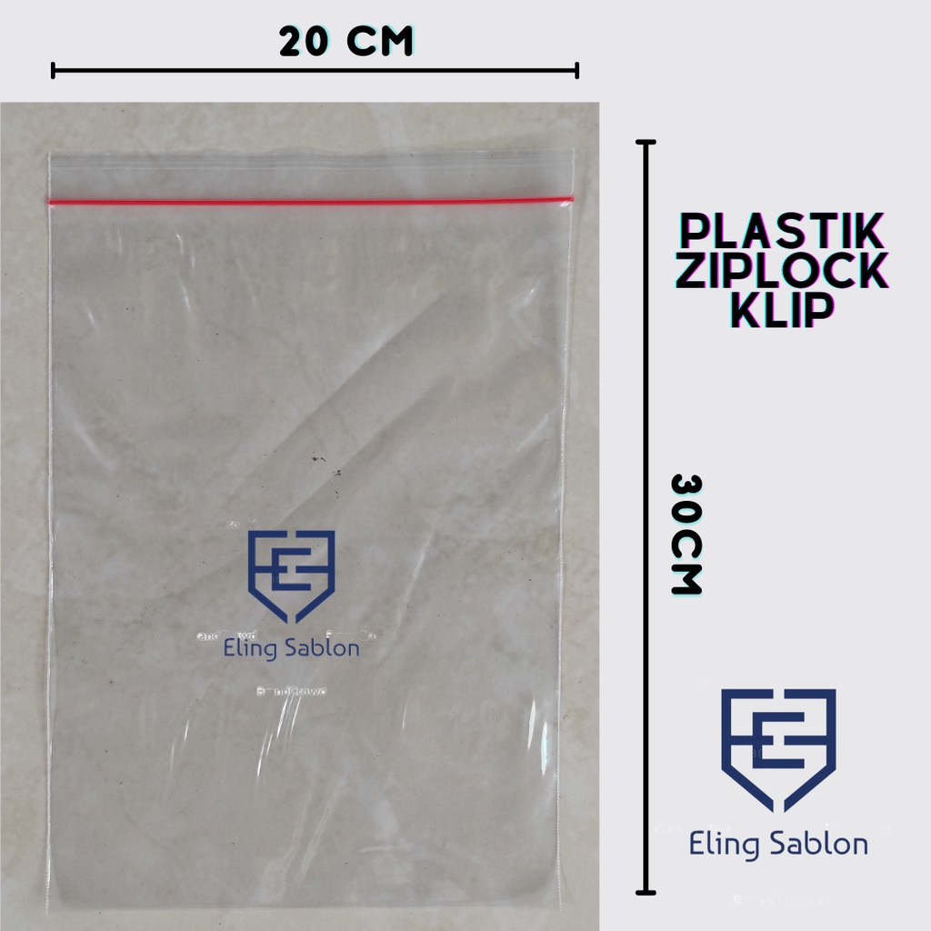 Plastik Klip Ziplock 20x30 tebal murah