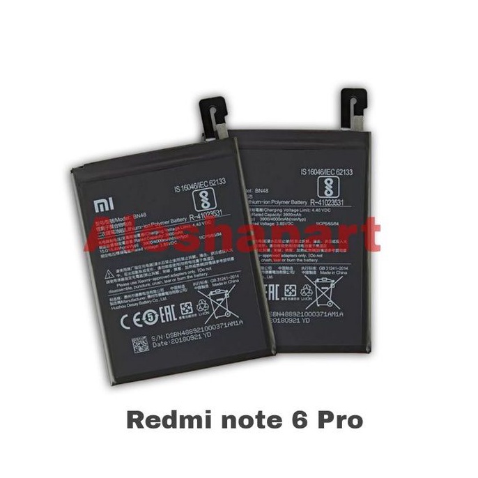 BATERAI/BATTERY XIAOMI REDMI NOTE 6 PRO/ BN48