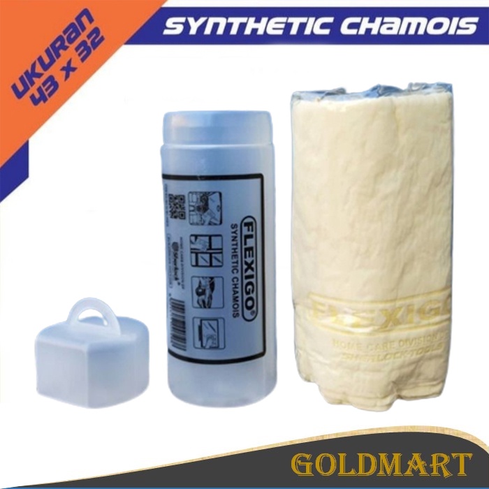 Lap Kanebo, Flixigo Synthetic Chamois Cloth PVA Brand , Lap Motor/mobil