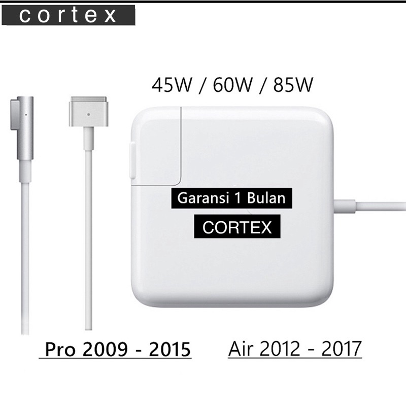 C O R T E X - Adapter - Charger - Air - Pro - 85W 60W 45W - Mgsafe1 - Mgsafe2