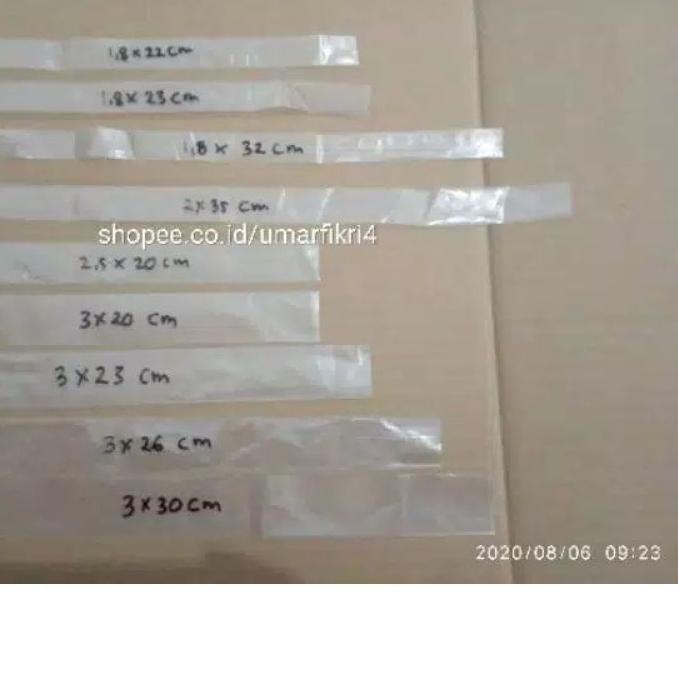 

[KODE 6] 1 kg Plastik Es Pensil 1,8x22 cm / 1,8x23 cm / 1,8x32 cm / 2x35 cm