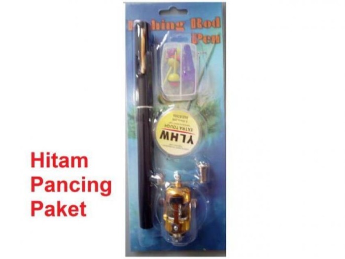 Pancingan Pulpen Mini Fishing Rod Pen Joran Pancing Pulpen Pancingan -