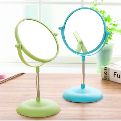 KHM105 Cermin Kaca Make Up Bentuk Bulat  Bisa Di  Putar  KHM105 Cermin Kaca Make Up Bentuk Bulat  Bisa Di  Putar