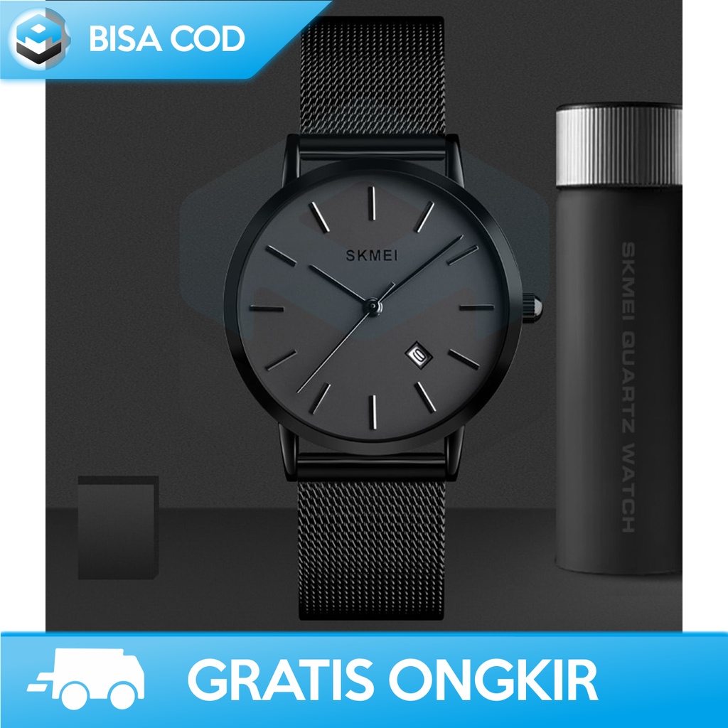 JAM TANGAN PRIA WANITA ANALOG RANTAI MINI SKMEI 1530 WATER RESISTANT