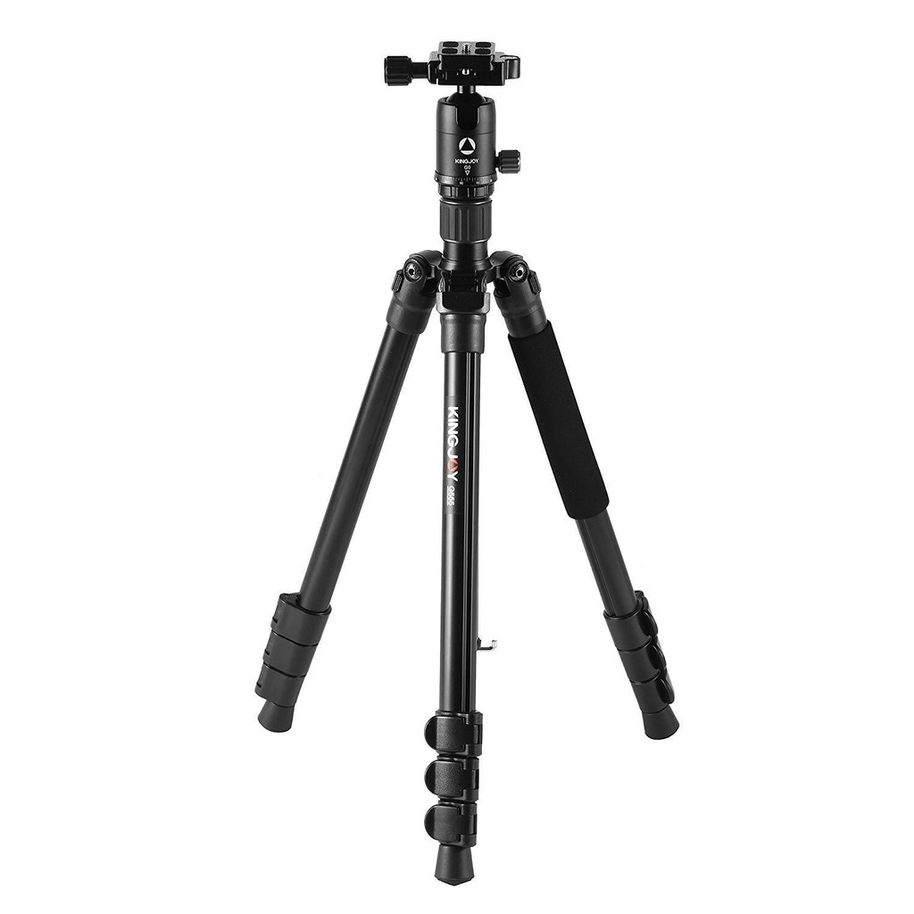 Kingjoy G555+G0 Aluminum Alloy 4-Section Travel Tripod