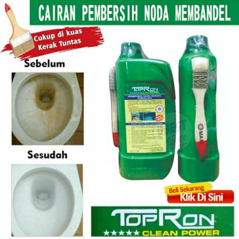 [DEASTORE] PEMBERSIH KERAMIK TOPRON CLEAN POWER PEMBERSIH KERAMIK DAN PORCELAIN - MURAH