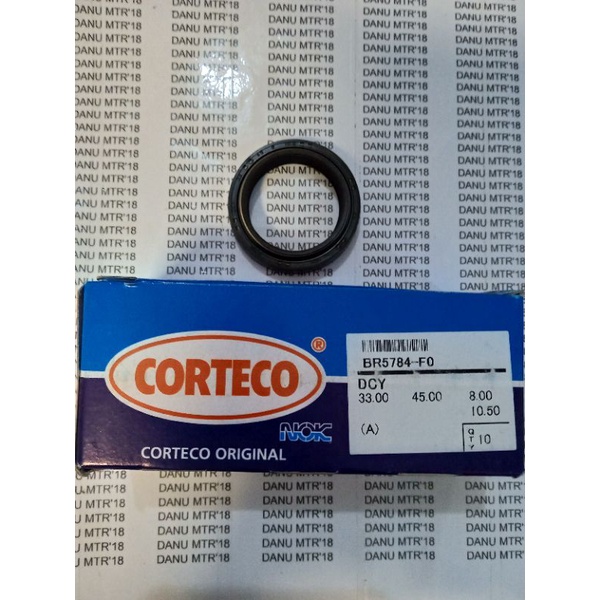 Seal sil Shock shokbreker depan Vixion Scorpio R15 NOK CORTECO ORIGINAL