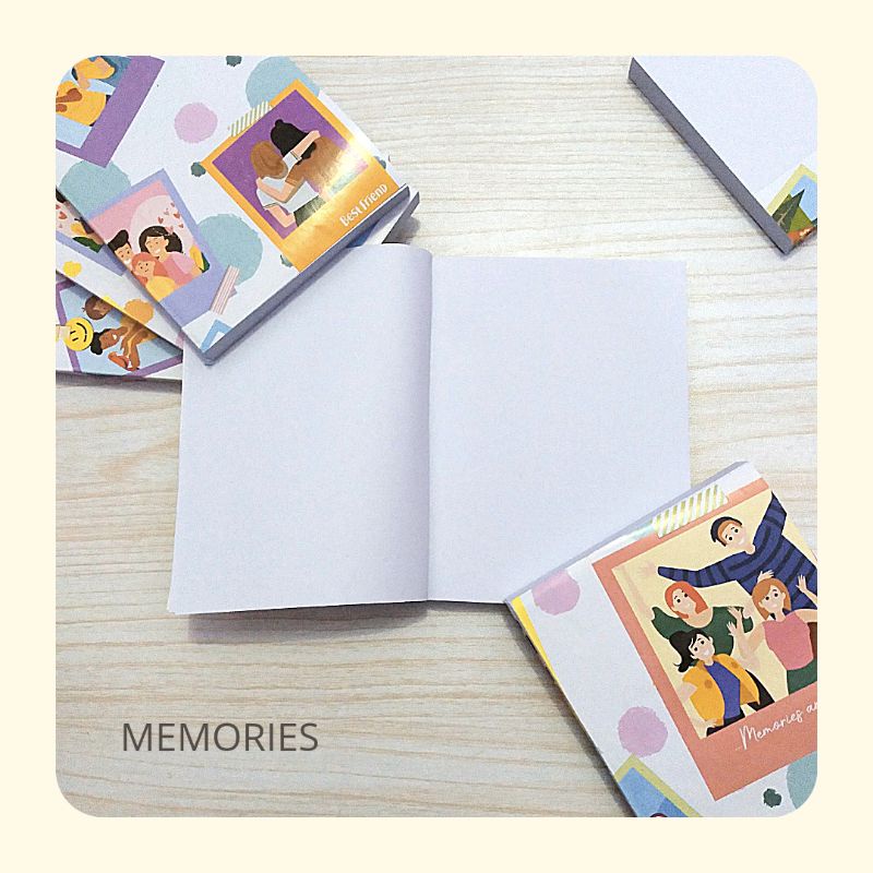 

Block Note Polos Notebook Memo mini Buku Catatan uk. 8 x 10 cm ( isi 100 Lembar )