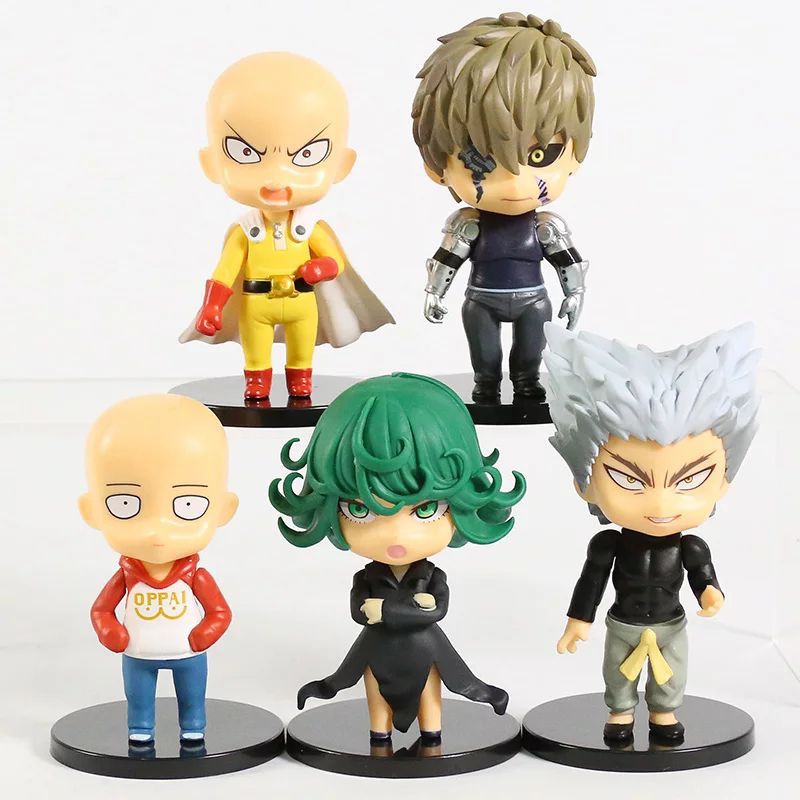 Figure Anime One Punch Man Saitama Set 5 Cartoon BabyCoz