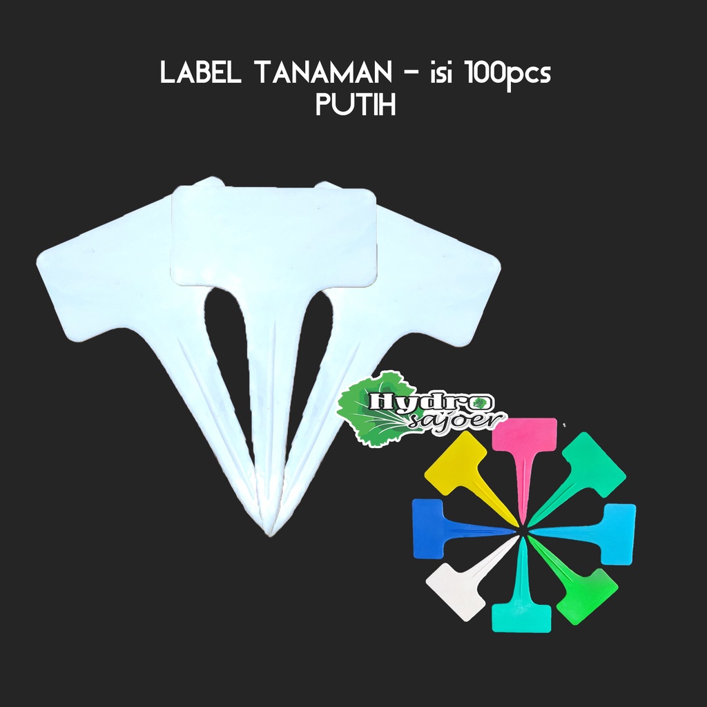 

Tag Name Label Tanaman Putih - isi 100pcs