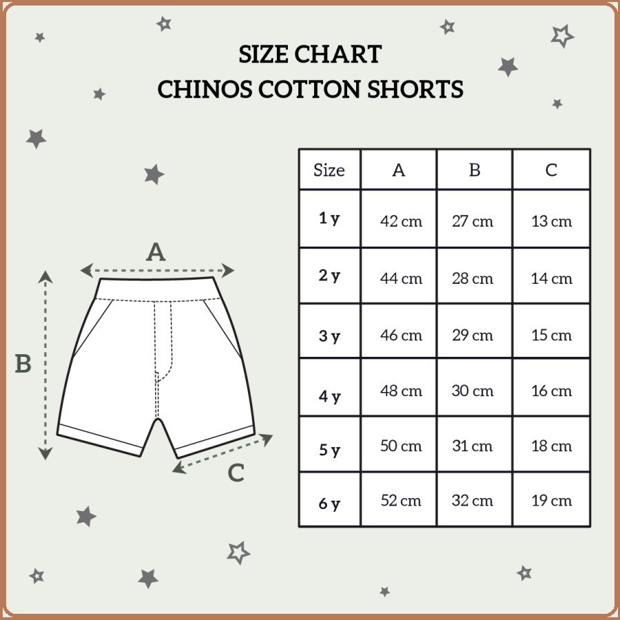 Little Palmerhaus Chinos Cotton Short | Celana Pendek Anak