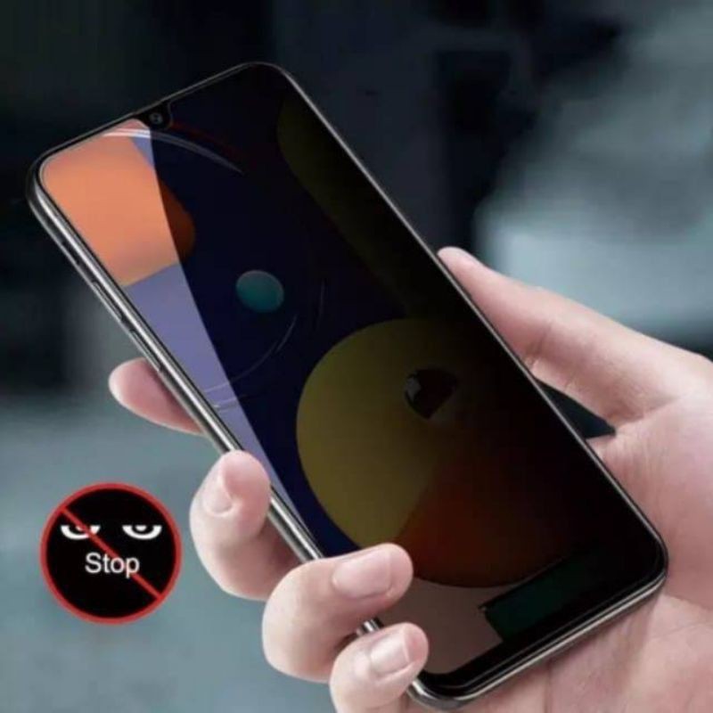 Vivo X50 Temper Glass Anti Spy Privacy Screen Guard Protector Anti Gores Kaca