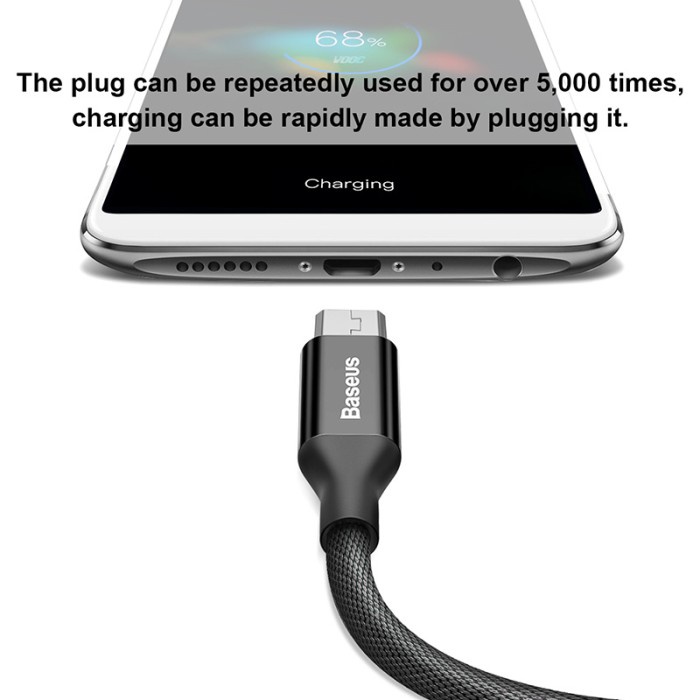 Baseus Yiven Kabel Data Micro 1M - Kabel Data Baseus Micro