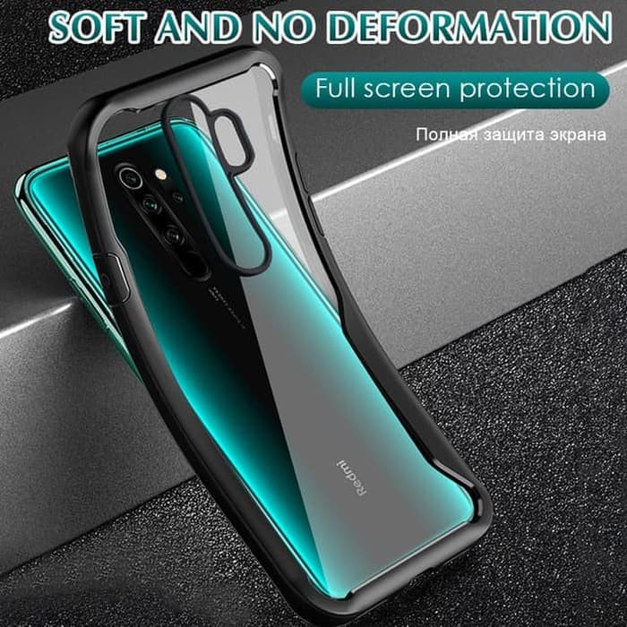 CASING COVER Case Xiaomi Redmi Note 8 / Note 8 PRO HardCase Armor Shockproof Transparant Casing Handphone -(SP)