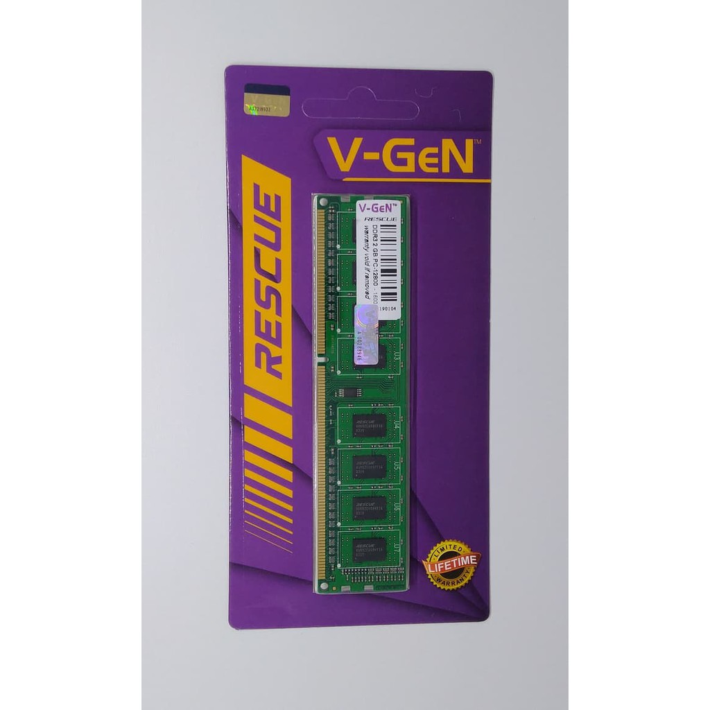 Memoryram V-GeN Rescue DDR3 2GB PC12800
