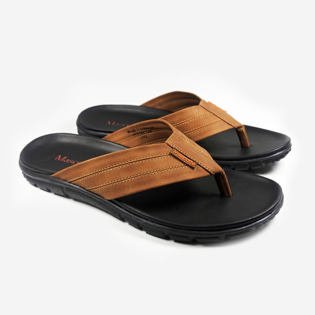 Mascotte LEGEND | Sandal Pria 915 005 - Tan, Grey dan Olive / Ramayana Jatinegara