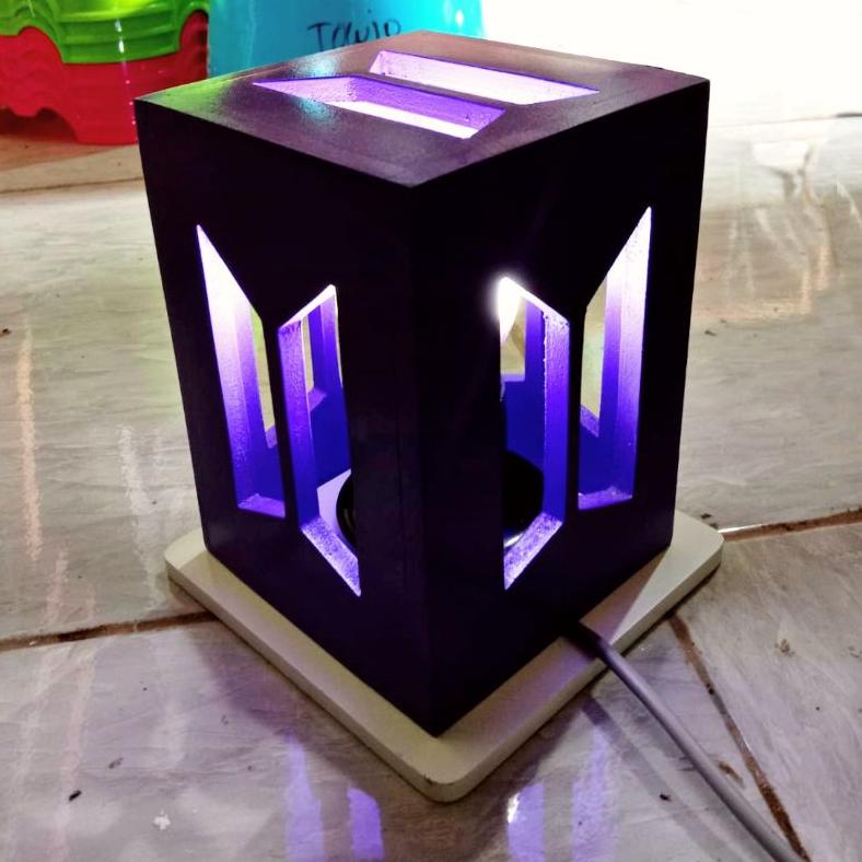 Lampu Tidur BTS Army Ungu hiasan dekorasi kamar